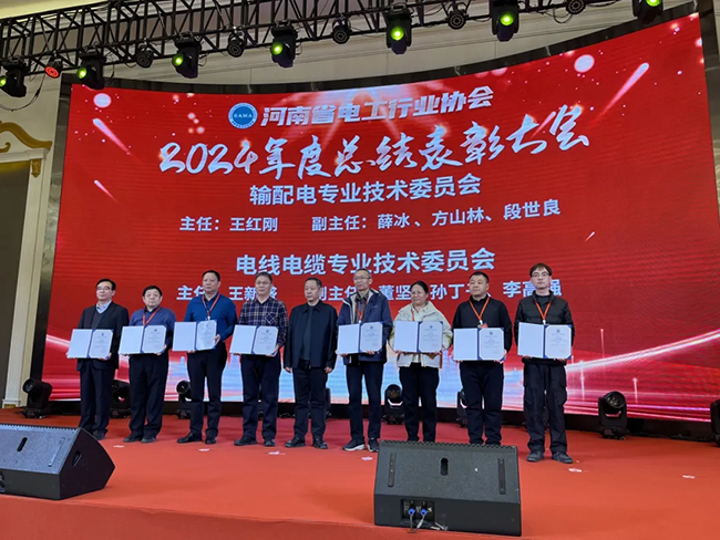 索凌電氣榮獲河南省電工行業(yè)雙優(yōu)稱號(hào)， 持續(xù)助力電力行業(yè)發(fā)展